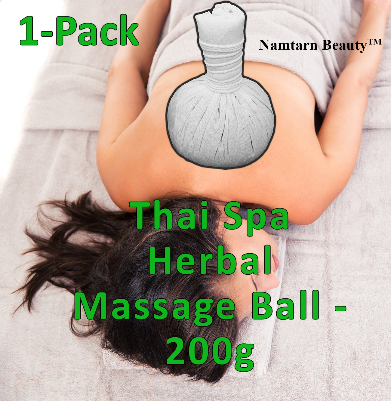 Thai-Massage-Ball-x1-img-1-Woman-on-Massage-Table-with-product