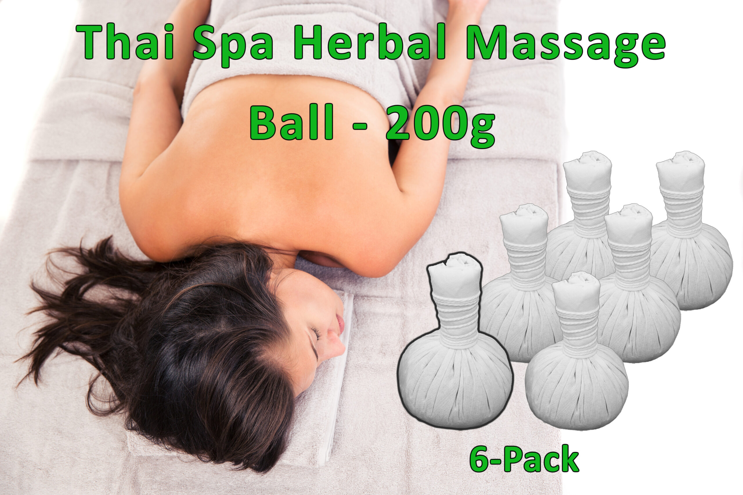 Thai-Massage-Ball-x6-img-1-Woman-on-Massage-Table-with-product